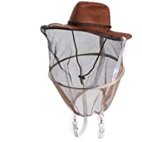 Sombrero Apicultores Herramientas De Apicultura con Velo Capucha Equipo Anti Abeja Cabeza Mosquito Protector Facial para…